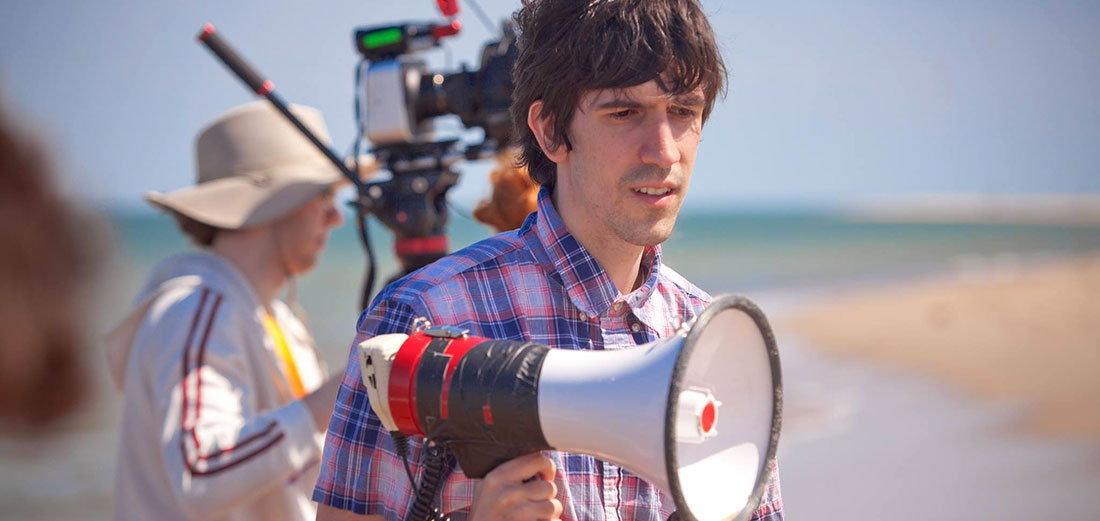Mason Film student Joseph Yates directing
